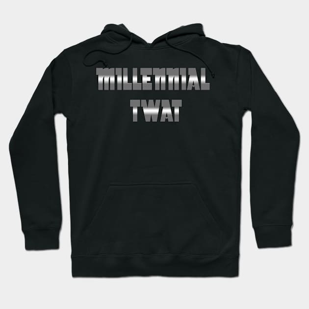 Millennial Twat Hoodie by rachybattlebot